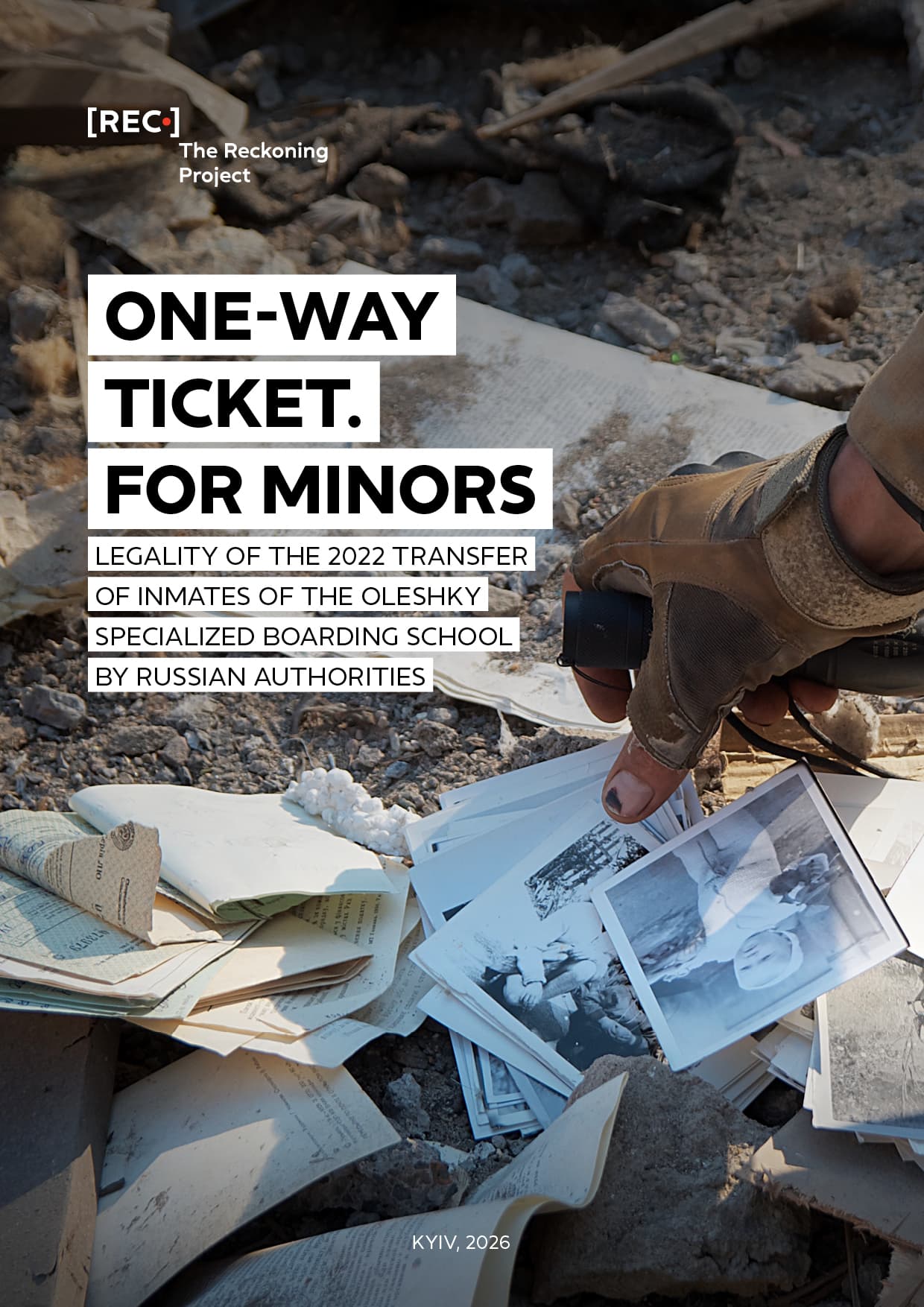 ONE-WAY TICKET. FOR MINORS